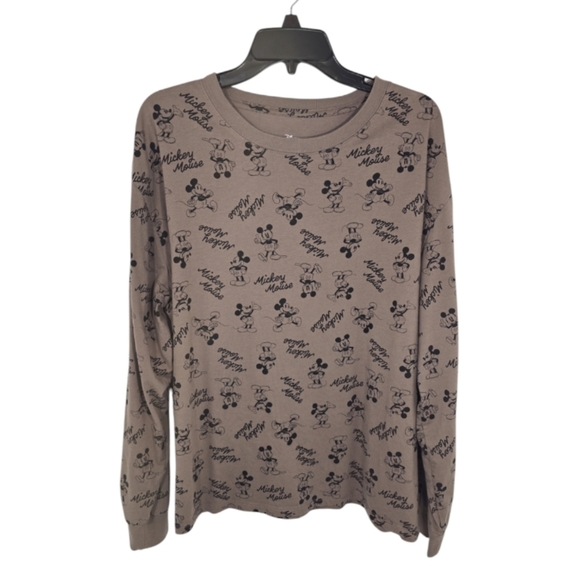 {Disney} Mickey Mouse Long Sleeve Disney Artist Series T-Shirt For Adults - Picture 1 of 10